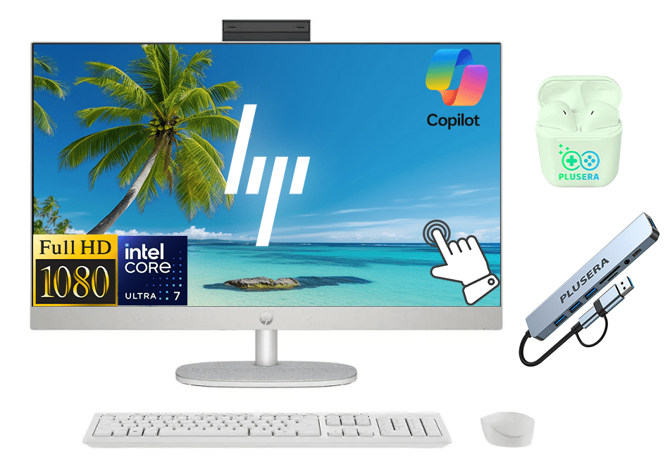Windowsデスクトップ HP All-in-One 24-f0031jp Core i3 9100T HP 24 All-in-One Desktop Computer, Intel Core i3, 4GB RAM, 256GB