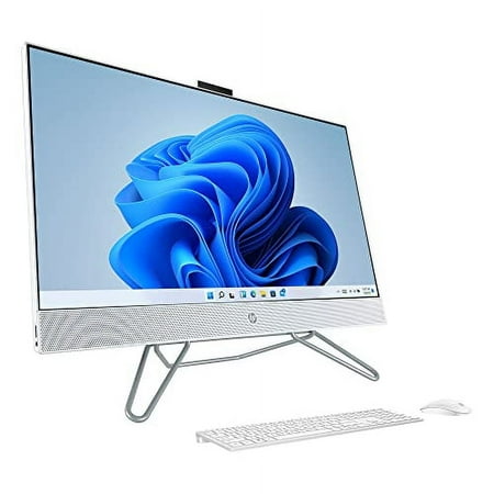 HP 27" Full HD Touchscreen All-in-One Desktop Computer - AMD Ryzen 7 5700U 8-Core up to 4.30 GHz Processor, 32GB DDR4 RAM, 1TB NVMe SSD + 2TB HDD, AMD Radeon Graphics, Windows 11 Pro