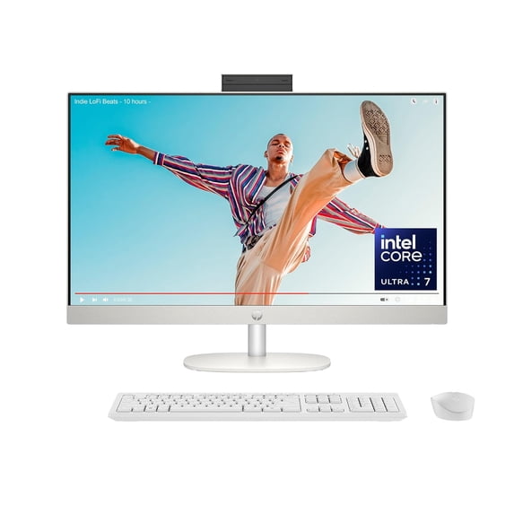 HP 27-cr 27" Touchscreen FHD AIO Intel Core Ultra 7 155U 16GB RAM 512GB SSD Intel Iris Xe Graphics Windows 11 H