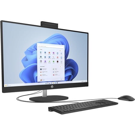 HP 27-inch All-in-One Desktop with Intel Core i7 Processor, 64GB RAM, 2TB SSD, Windows 11 Pro - Personal Computer