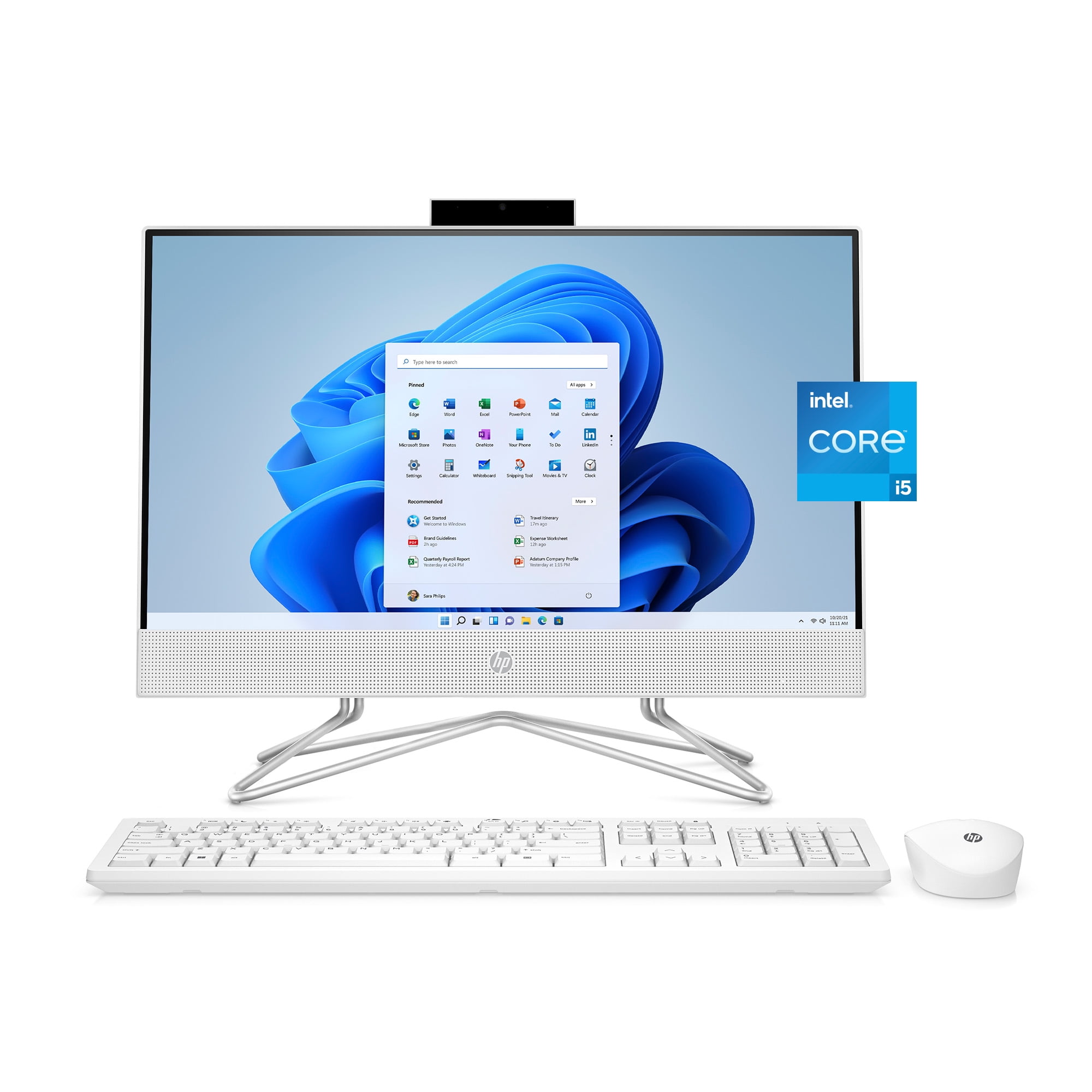 HP All-in-One 27-cb1085st All-in-One PC, 27, Windows 11 Home