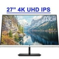 thumbnail image 1 of HP 27f Premium 4K Monitor 27 4K UHD (3840 x 2160) 60Hz Refresh Rate IPS Panel 5ms GTG 16:9 300 nits Brightness Up to 1.07 billion Colors AMD FreeSync technology 178 Viewing Angle DisplayPort HDMI, 1 of 8