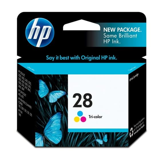 HP 28 Tri-color Original Ink Cartridge, ~240 pages, C8728AN#140