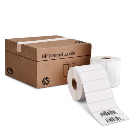 HP 3" x 1" Direct Thermal Shipping Labels, 2 Rolls, 1375 Sheets per Roll