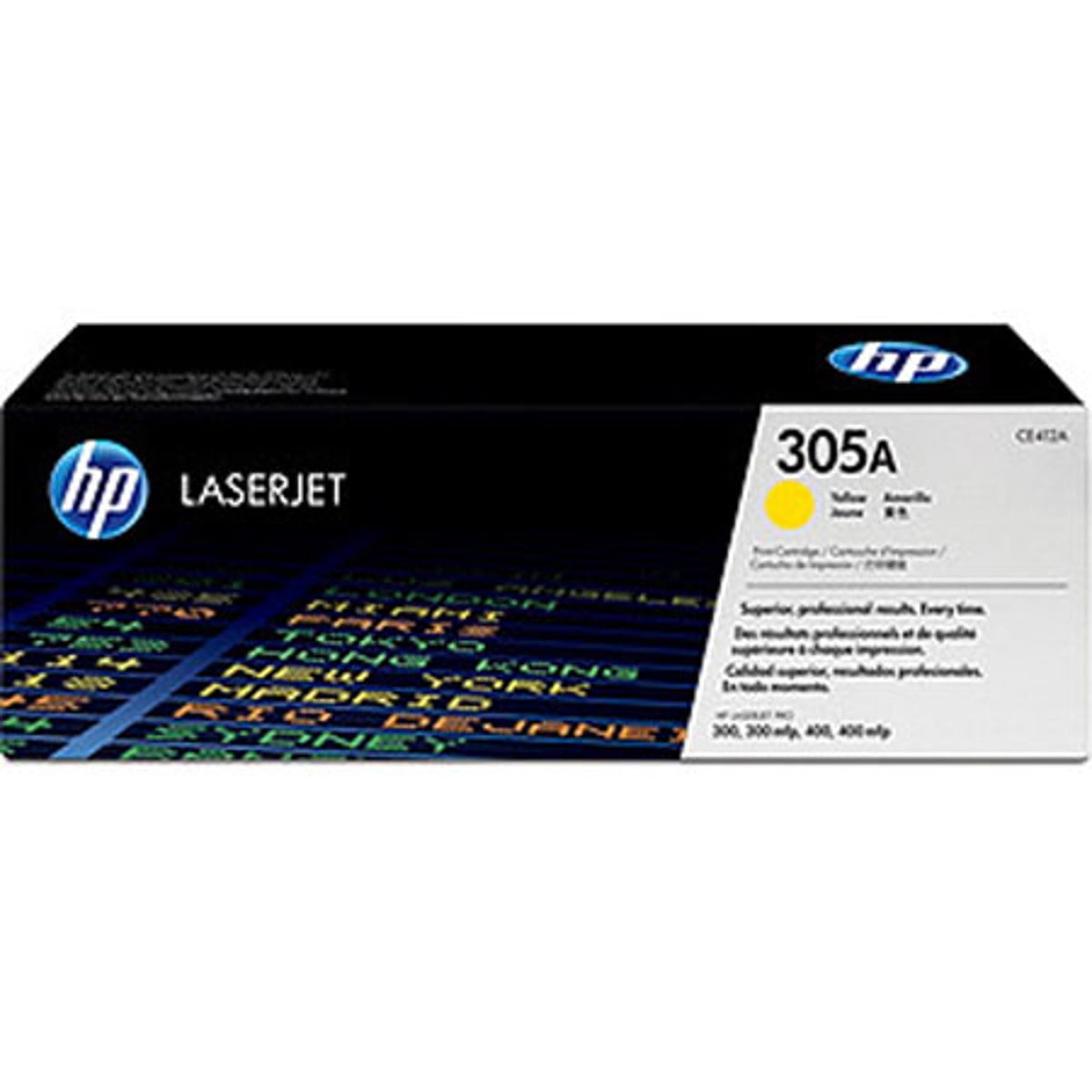HP 305A (CE412A) Yellow Original LaserJet Toner Cartridge