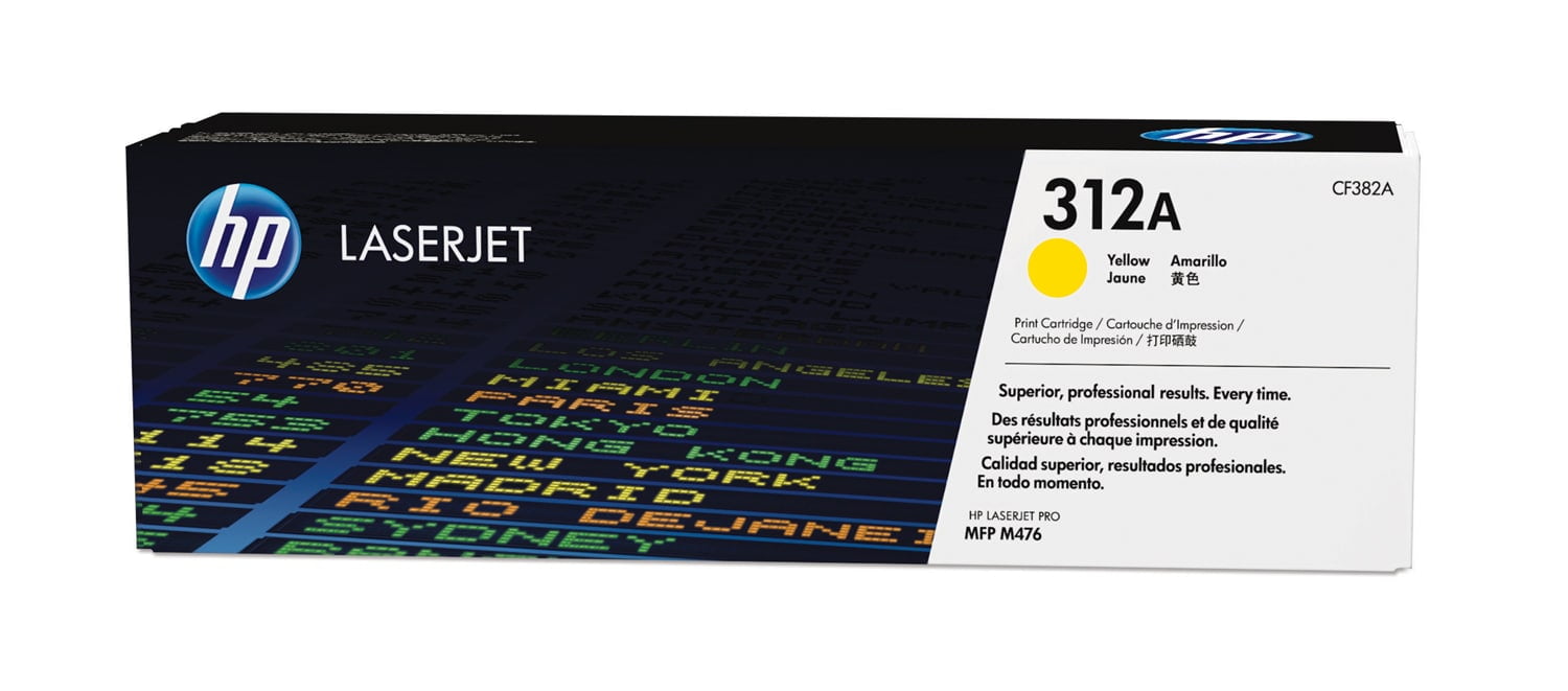 HP 312A Yellow Toner Cartridge (CF382A)