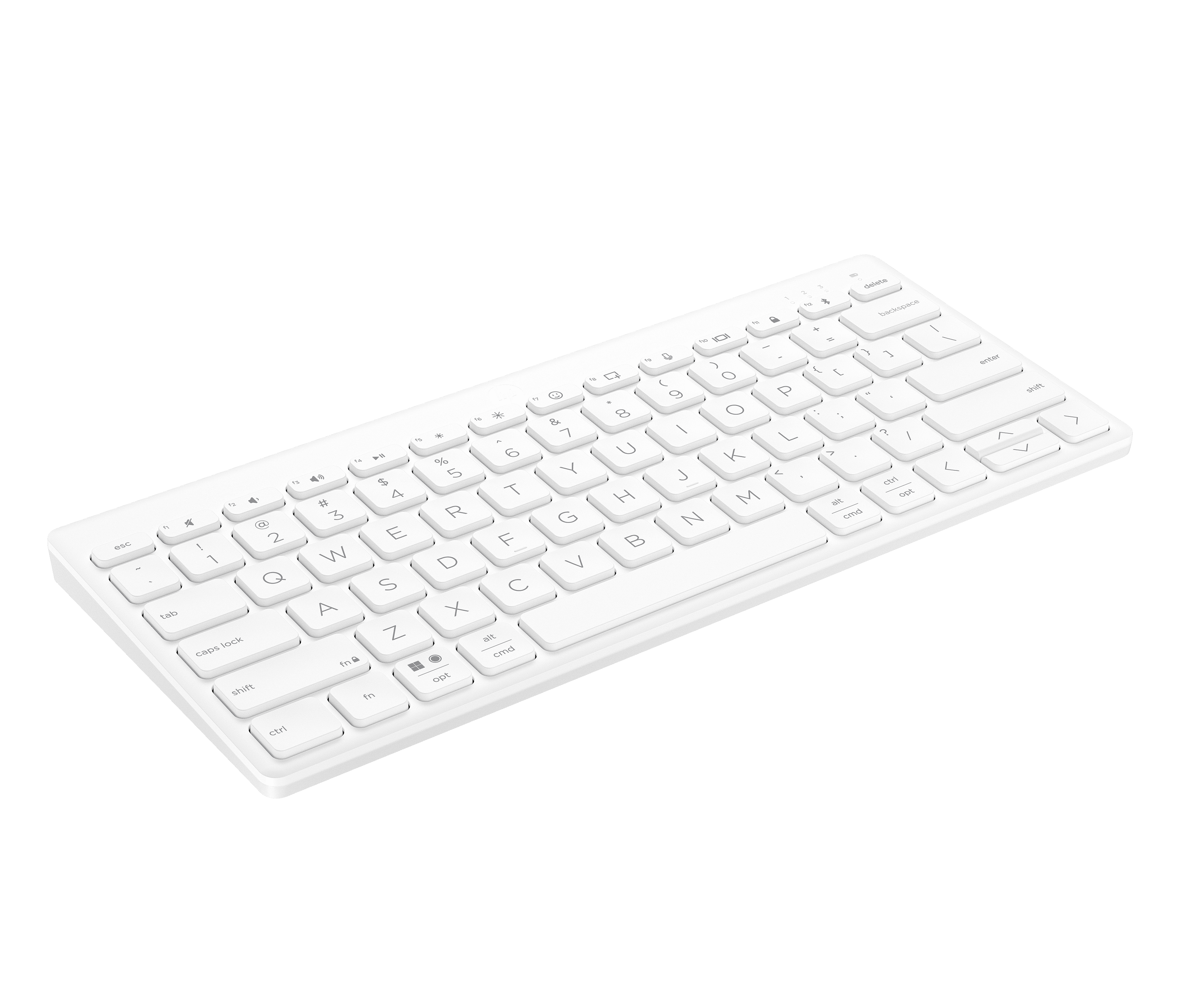 HP 350 WHT Compact Multi-Device Keyboard