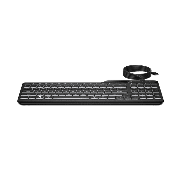 HP 400 Backlit Wired Keyboard