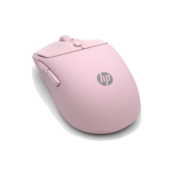 HP 400 Quiet Wireless Mouse, Dual Bluetooth & 2.4GHz, Soft Silicone, Quiet Clicks, Microsoft Wheel, 24-Month Battery, 6000 DPI, Ambidextrous, Eco-Friendly Design, Multi-OS, Pink