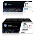 thumbnail image 1 of HP 410X 410A SET | CF410X High Yield , CF411A, CF412A, CF413A |  HP Color LaserJet Pro M452 Series, M377dw, MFP 477 Series, 1 of 2