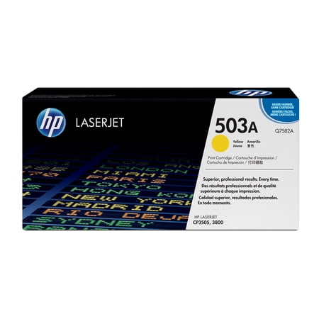 HP 503A (Q7582A) Toner Cartridge, Yellow
