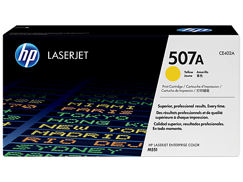 HP 507A (CE402A) Yellow Original Laser Jet Toner Cartridge Sansujyuku sansujyuku.com