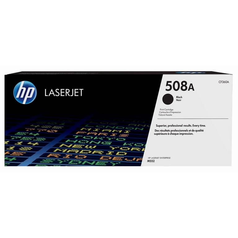 新品未開封　HP 508A CF360A HP 508A Black Original LaserJet Toner Cartridge, ~6,000 pages