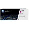 thumbnail image 1 of HP 508X High Yield Magenta Original LaserJet Toner Cartridge, ~9,500 pages,, 1 of 6