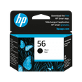 thumbnail image 1 of HP 56 Black Original Ink Cartridge, ~520 pages, C6656AN#140, 1 of 7