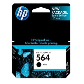HP 564 Black Original Ink Cartridge, ~250 pages, CB316WN#140