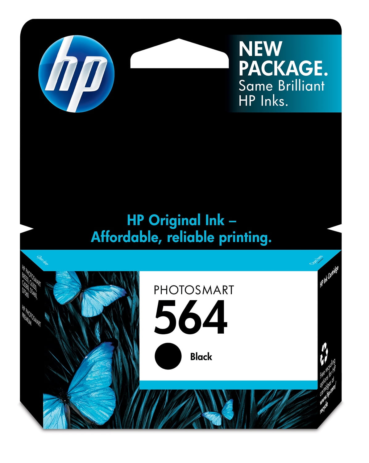 Hewlett Packard Cb316wn#140 Hp 564 Black Ink Cartridge (cb316wn-140)