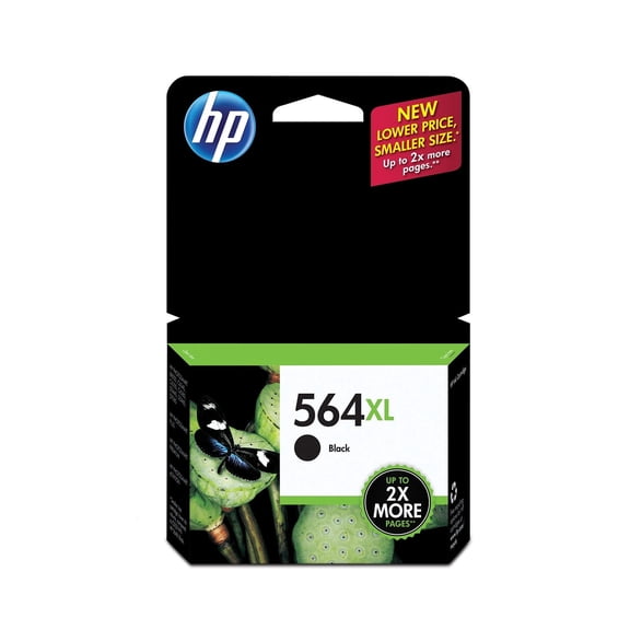 HP 564XL High Yield Black Original Ink Cartridge, ~550 pages, CN684WN#140. Sold without manufacturer warranty