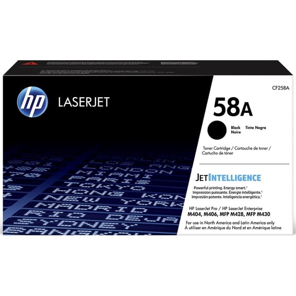 HP 58A Black Toner Cartridge - Sold Without Manufacturer Warranty