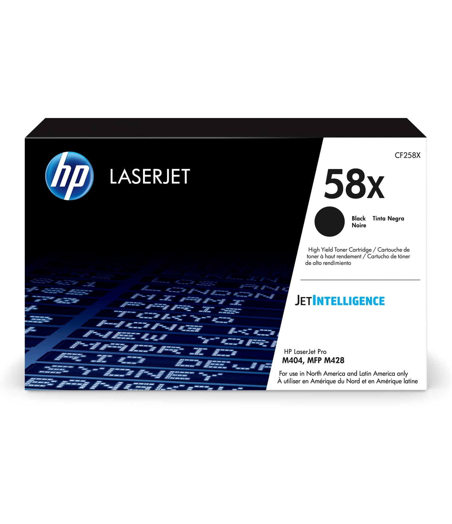 HP 58X (CF258X) Original High Yield Laser Toner Cartridge - Black - 1 Each - 10000 Pages HP 58X (CF258X) Original High Yield Laser Toner Cartridge - Black - 1 Each - 10000 Pages