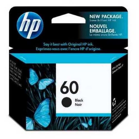 HP 60/901 Black Original Ink Cartridge (CC640WN)