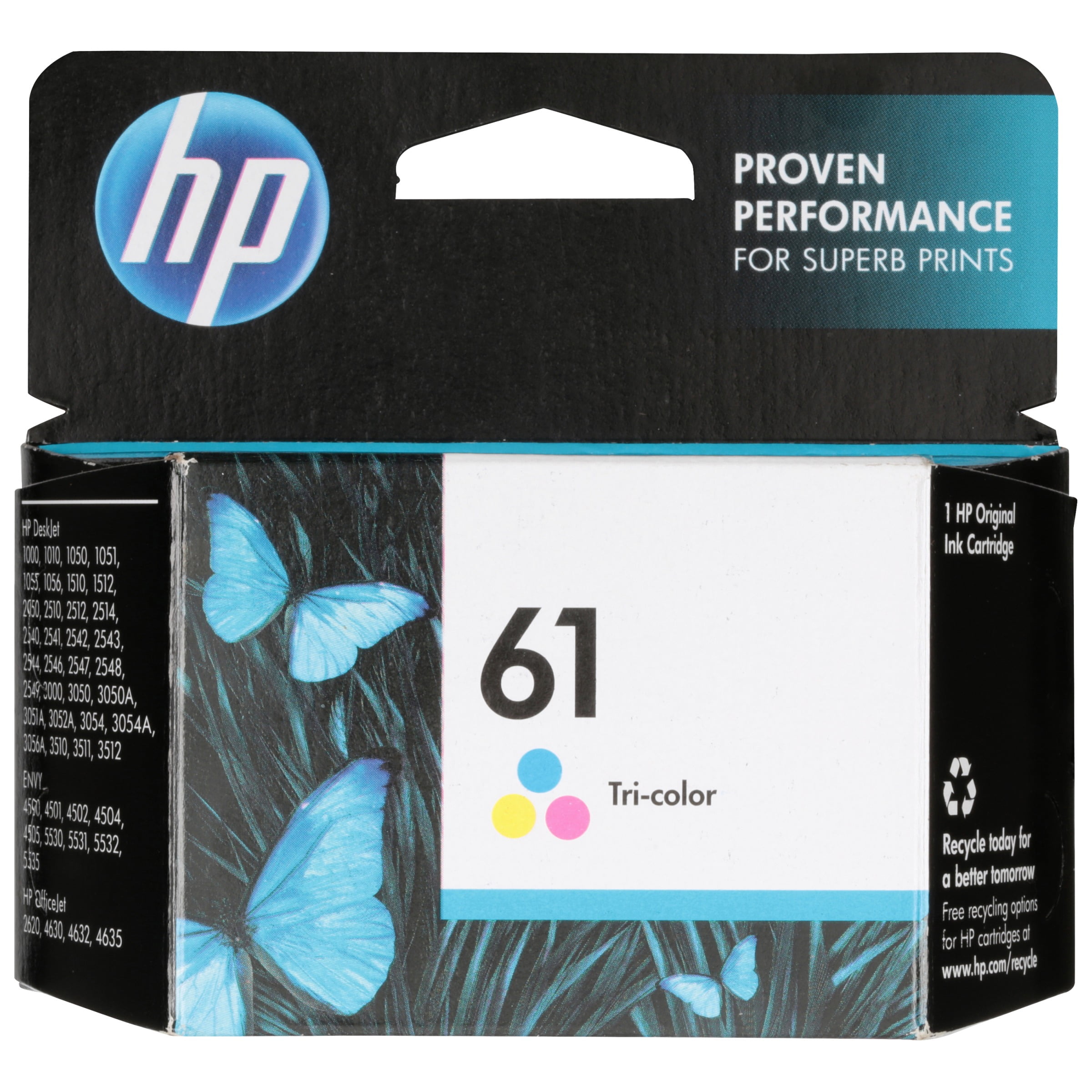 HP 61 Tri-color ink cartridge (CH562WN)