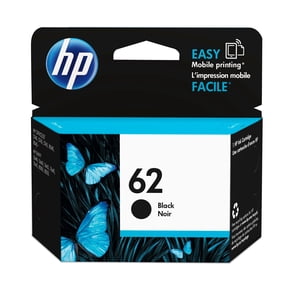 HP 62 Black Original Ink Cartridge, ~200 pages, C2P04AN#140