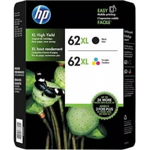 HP 62xl High Yield Black and TriColor Ink Combo Pack (OEM)