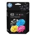 thumbnail image 1 of HP 63 Black and Tri-Color Original Ink Cartridges L0R46AN 2-Pack Combo for DeskJet 3630 (Sold Without Manufacturer Warranty), 1 of 5