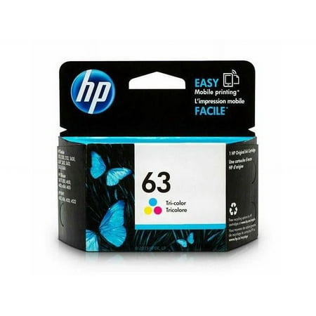 HP 63 Ink Cartridge, Tri-color (F6U61AN)