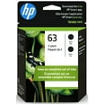 HP 63 Ink Cartridges HP Printer Ink 63 Black 2 Pack (T0A53AN