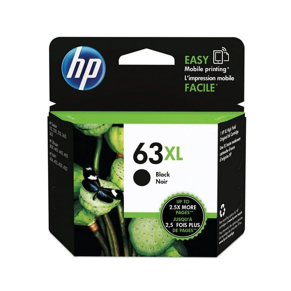 Original HP 63XL High Yield Black Ink Cartridge