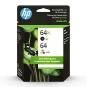 HP 64 3YP23AN Tri-Color & Black XL Ink Cartridge Combo Pack