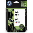 thumbnail image 1 of HP 64 Black/Color Ink Cartridge Combo, 1 of 5