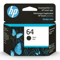 HP 64 Black Original Ink Cartridge, ~200 pages, N9J90AN#140