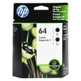 thumbnail image 1 of HP 64 Ink Cartridges - Black, 2 Cartridges (3YP22AN), 1 of 7