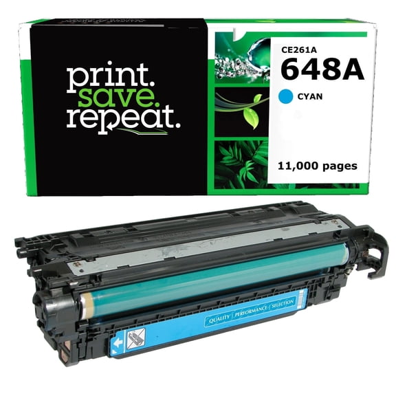 HP 648A (CE261A) Compatible Cyan Color Toner Cartridge [11,000 Pages]