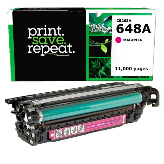 HP 648A (CE263A) Compatible Magenta Color Toner Cartridge [11,000 Pages]
