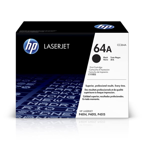 HP 64A Black Toner Cartridge - Sold Without Manufacturer Warranty