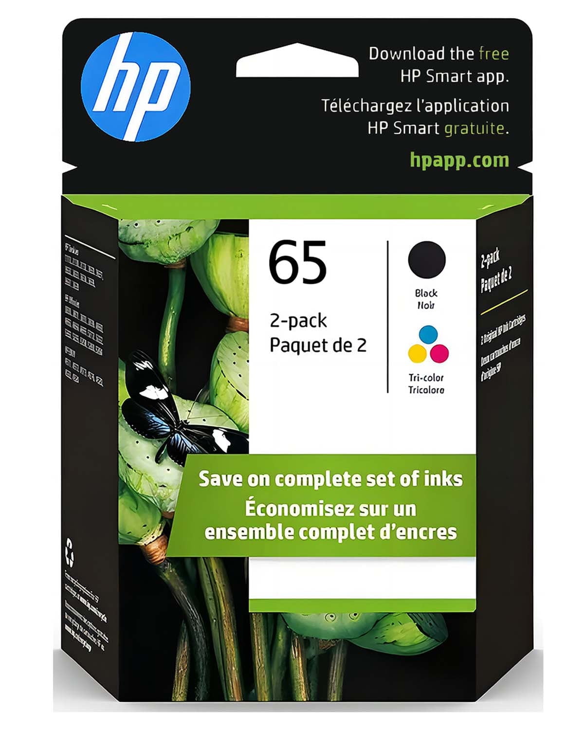 HP 65 Ink Cartridge HP 65 Ink Cartridges Black and TriColor
