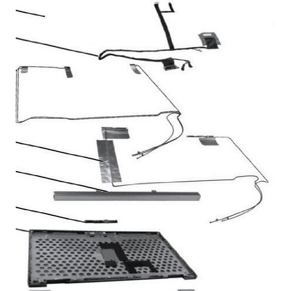 HP 657408-001 Laptop Panel Support Kit