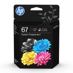 HP 67 Clr/Blk Original Ink Crtg 2-Pk