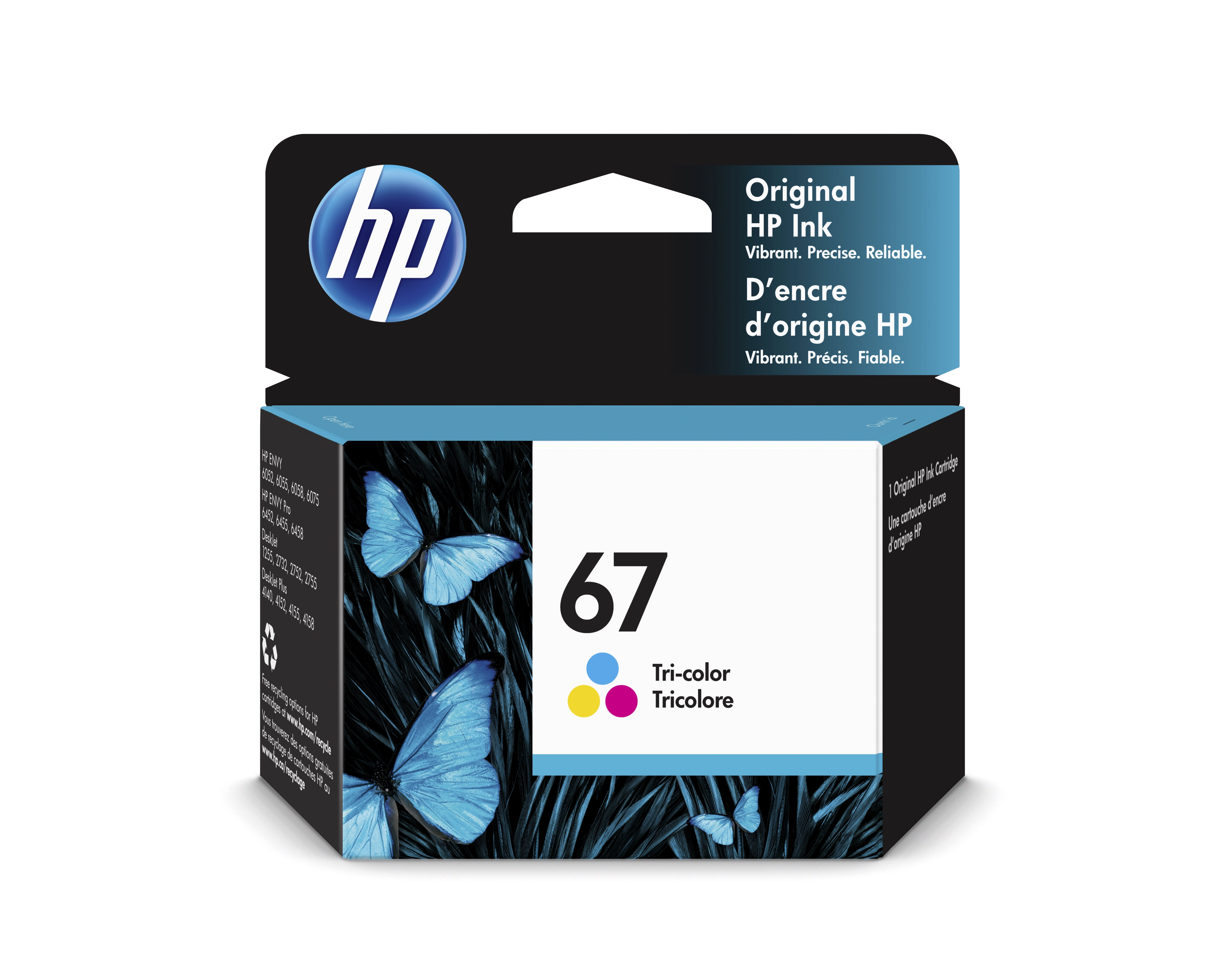 HP 3YP29AN Lot de 2 cartouches d'encre originales compatibles avec HP  DeskJet 1255, 2700, 4100 Series, HP Envy 6000, 6400 Series
