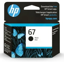 HP 67 Ink Cartridges Black, 1 Pack