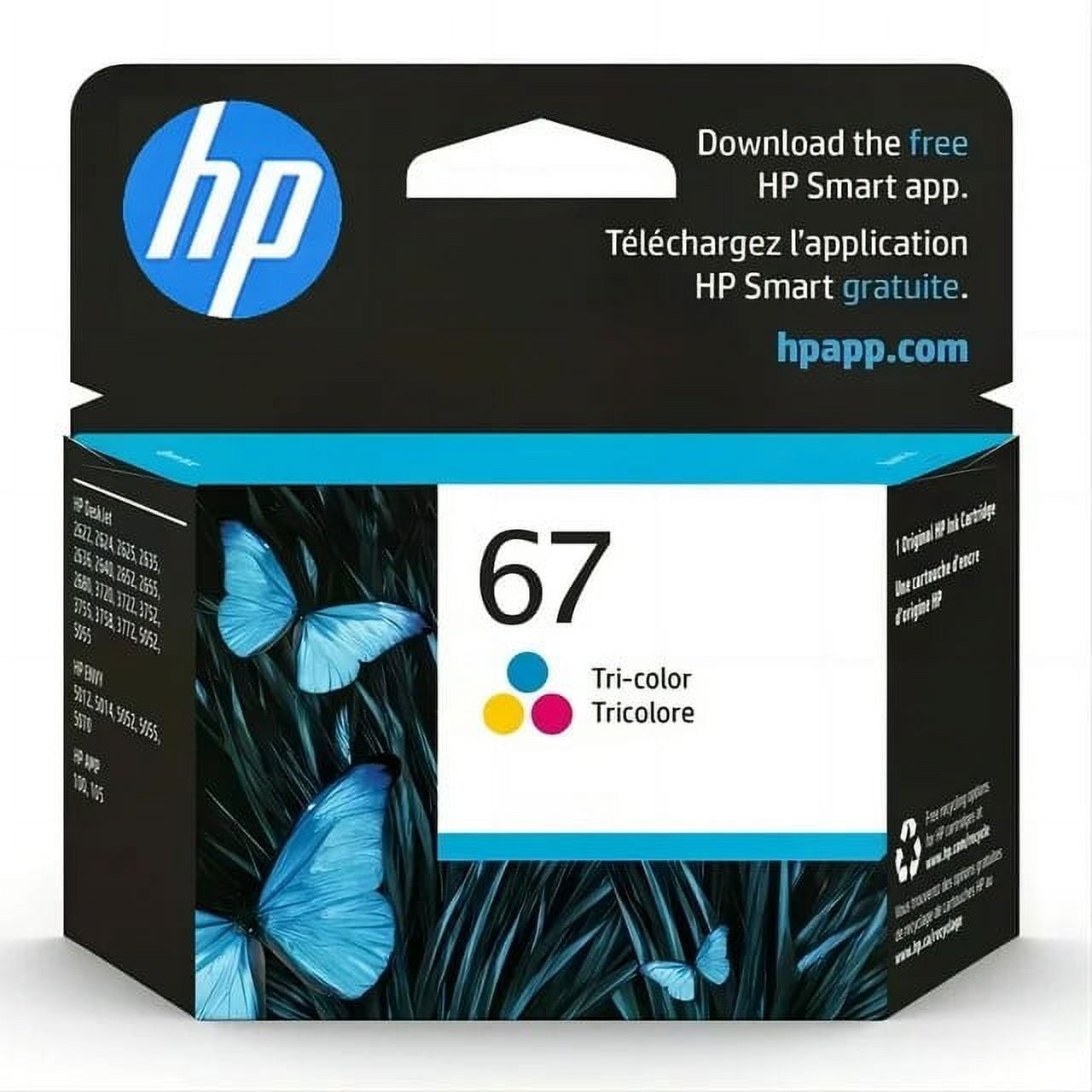 HP 67 Tri-Color Standard Yield Ink Cartridge