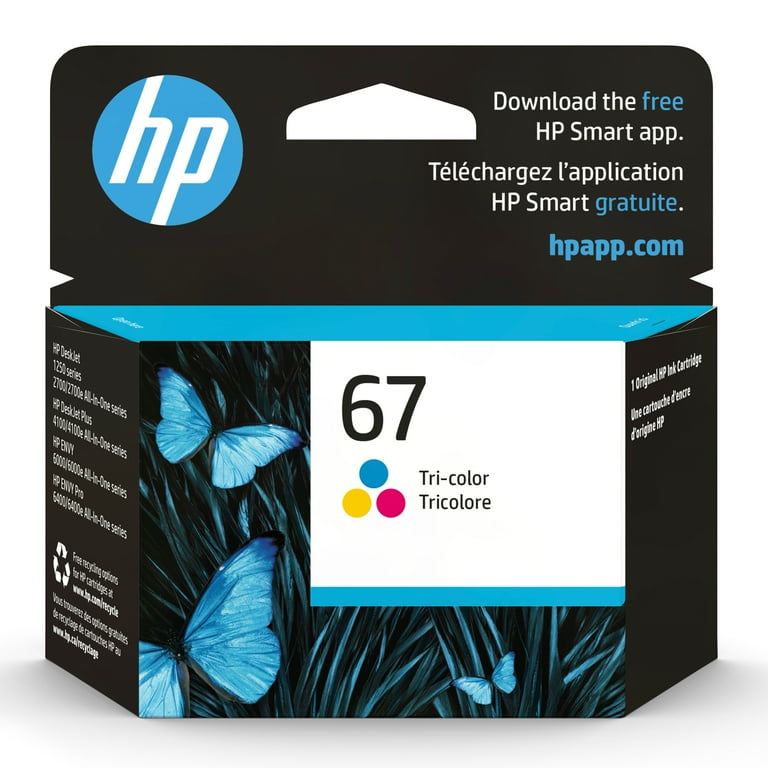 HP 67, (3YM55AN) Tri-Color Original Ink Cartridge HP 67, (3YM55AN) Tri-Color Original Ink Cartridge