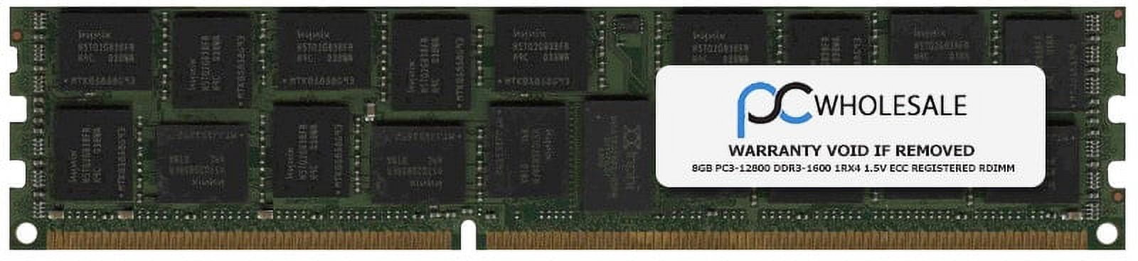 HP 676490-181 - 8GB PC3-12800 DDR3-1600 1Rx4 1.5v ECC Registered RDIMM Third Party