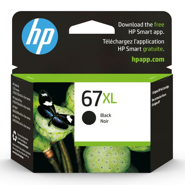 HP 67XL Original High Yield Inkjet Ink Cartridge - Black - 1 Each - 240 Pages HP 67XL Original High Yield Inkjet Ink Cartridge - Black - 1 Each - 240 Pages