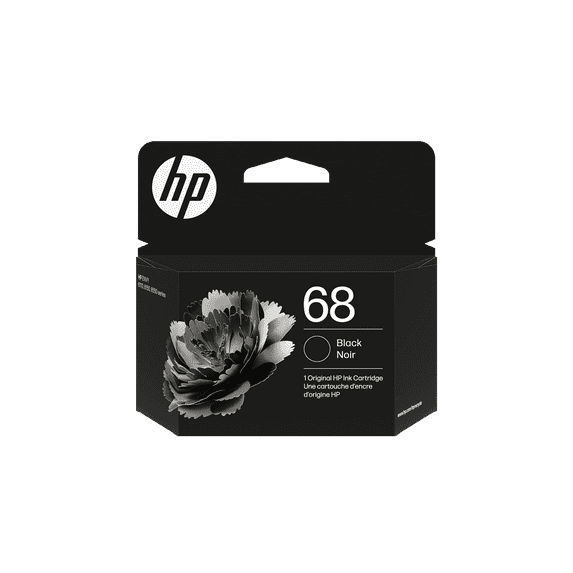 HP 68 Black Original Ink Cartridge, ~160 pages, 7FP21TN