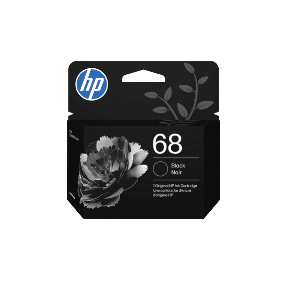 HP 68 Black Original Ink Cartridge, ~160 pages, 7FP21TN